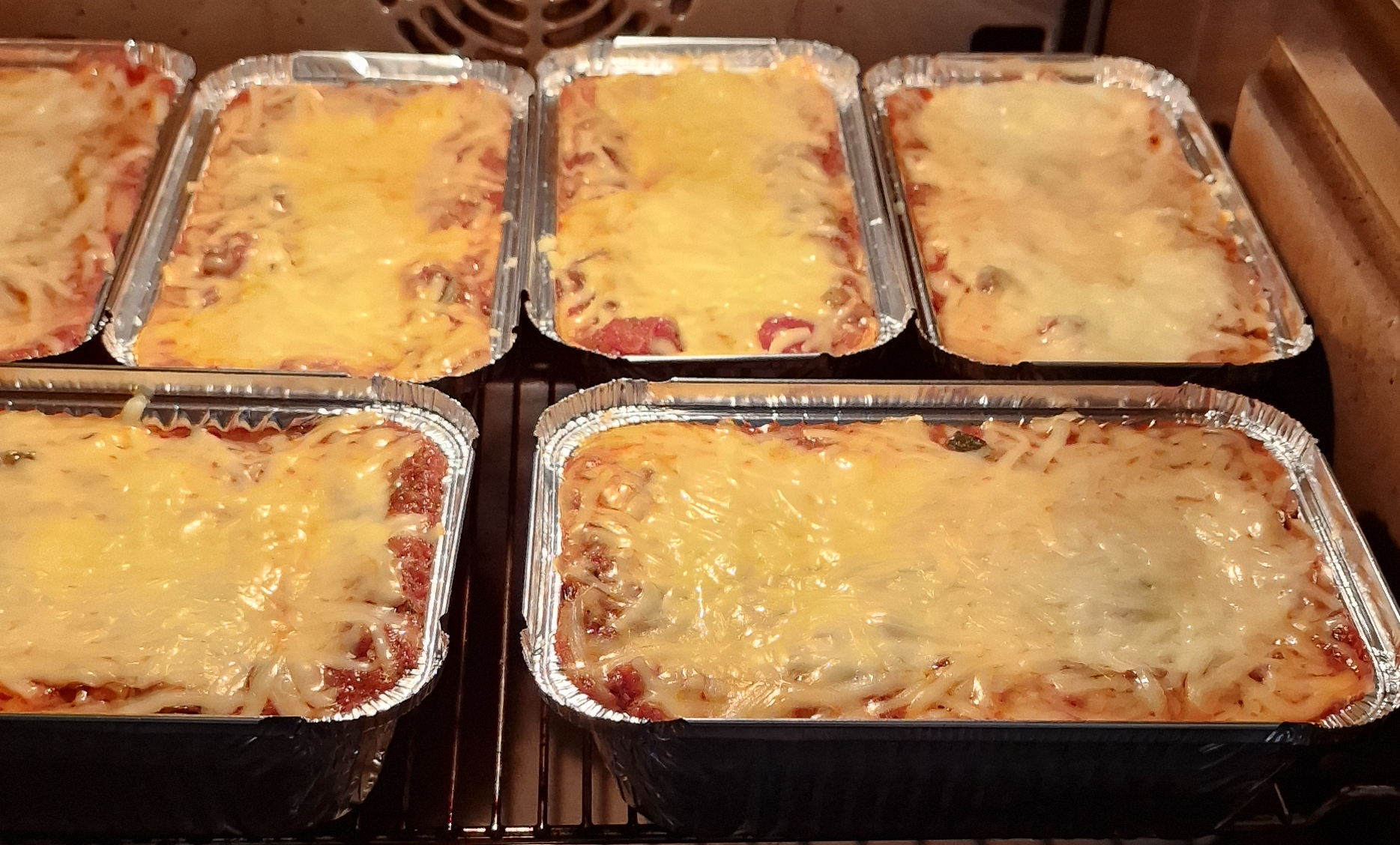 Lasagne gebacken